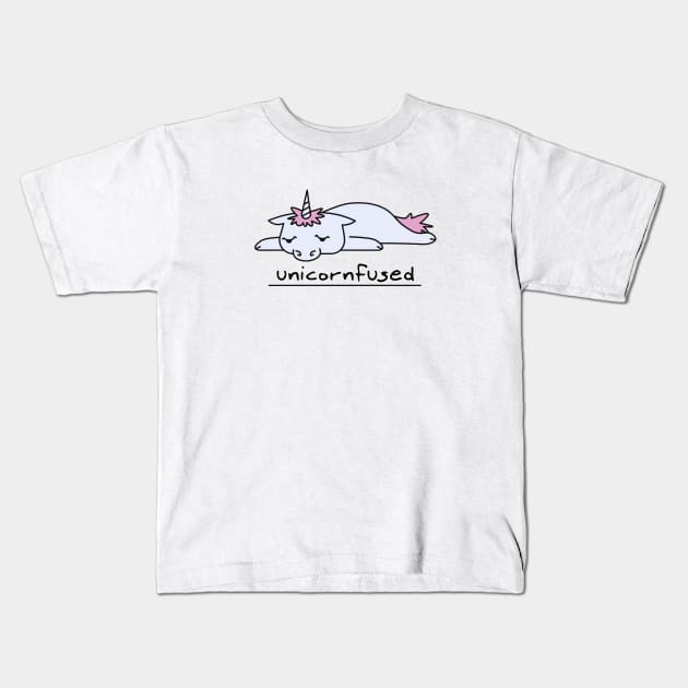 Unicornfused Kids T-Shirt by regaju